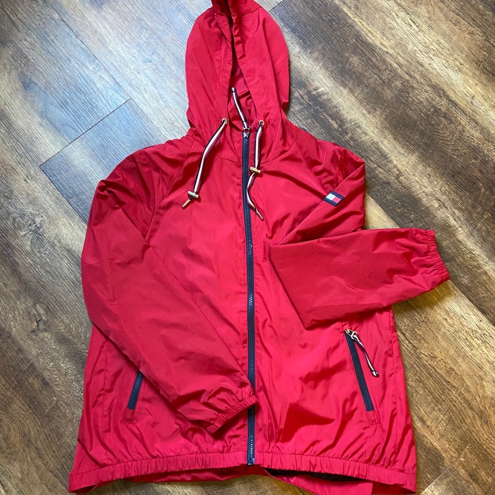 Red Tommy Hilfiger Wind Breaker